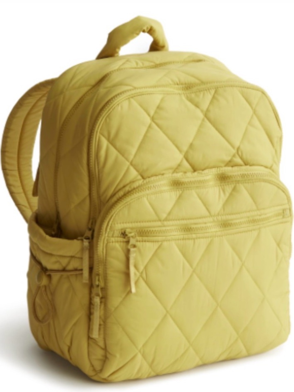 Vera Bradley Quilted Yellow Backpack